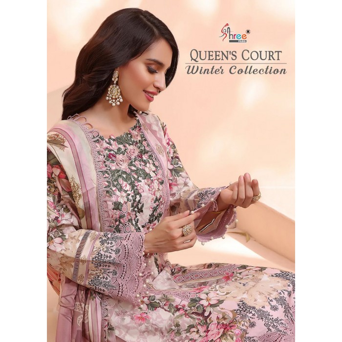 Shree Fabs Queens Court Winter Collection Salwar Suits
